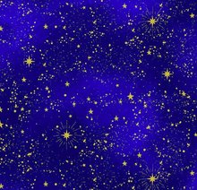 Load image into Gallery viewer, STARRY SKY FABRIC - NAVY BLUE
