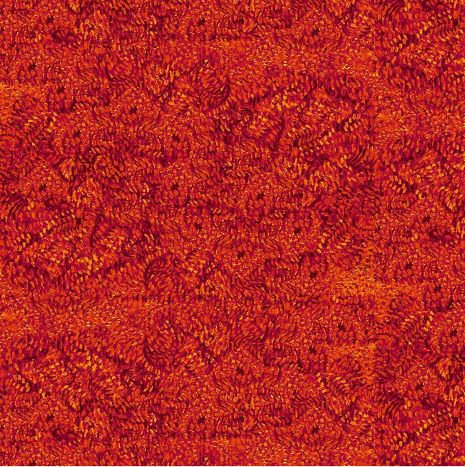 ABSTRACT TEXTURE RED FABRIC