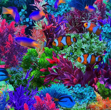 Load image into Gallery viewer, CORAL SEA LIFE FABRIC
